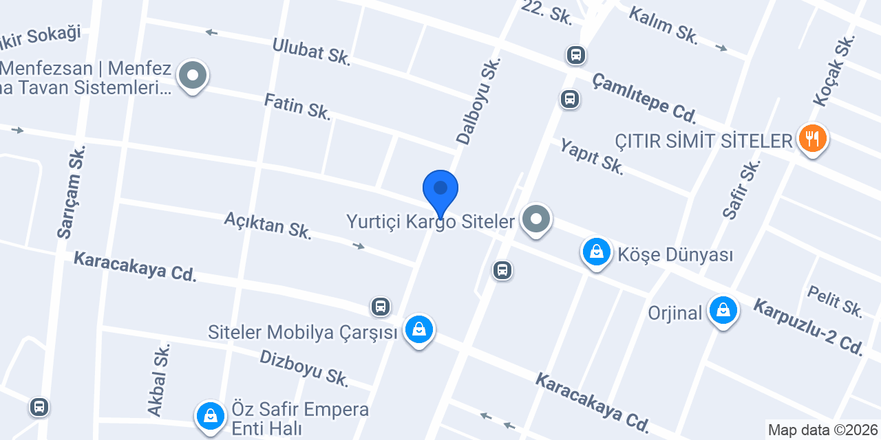 HİLAL FIRIN SİTELER ŞUBE konumu
