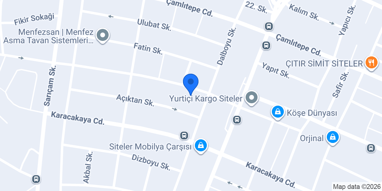 Mobayz Mobilya konumu