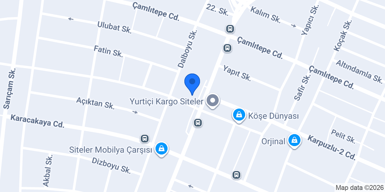 Ludo Tasarım Mobilya konumu