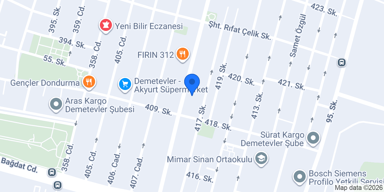 Osmanoğulları Unlu Mamüller konumu