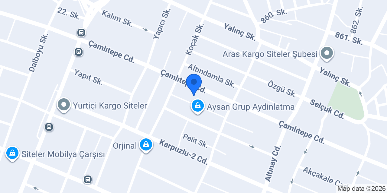 UC Fason Kesim konumu