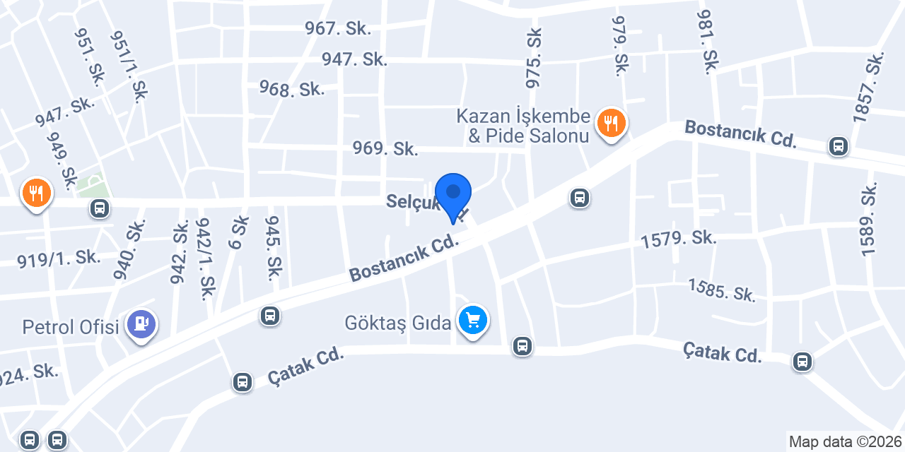 Közüm Kebap konumu