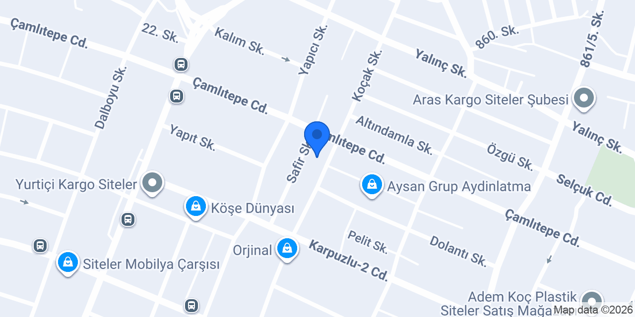 VERDA MOBİLYA konumu