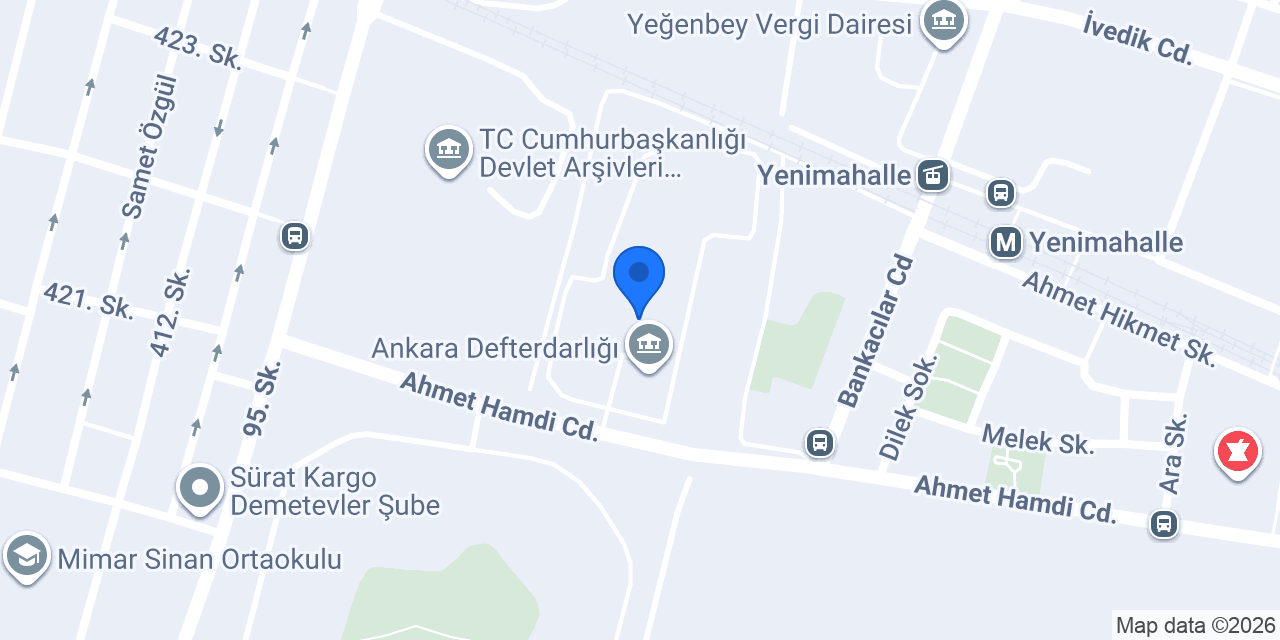 Maltepe Vergi Dairesi konumu