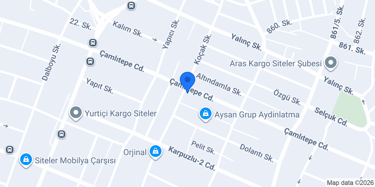 Ac Garaj Siteler Oto ekspertiz konumu