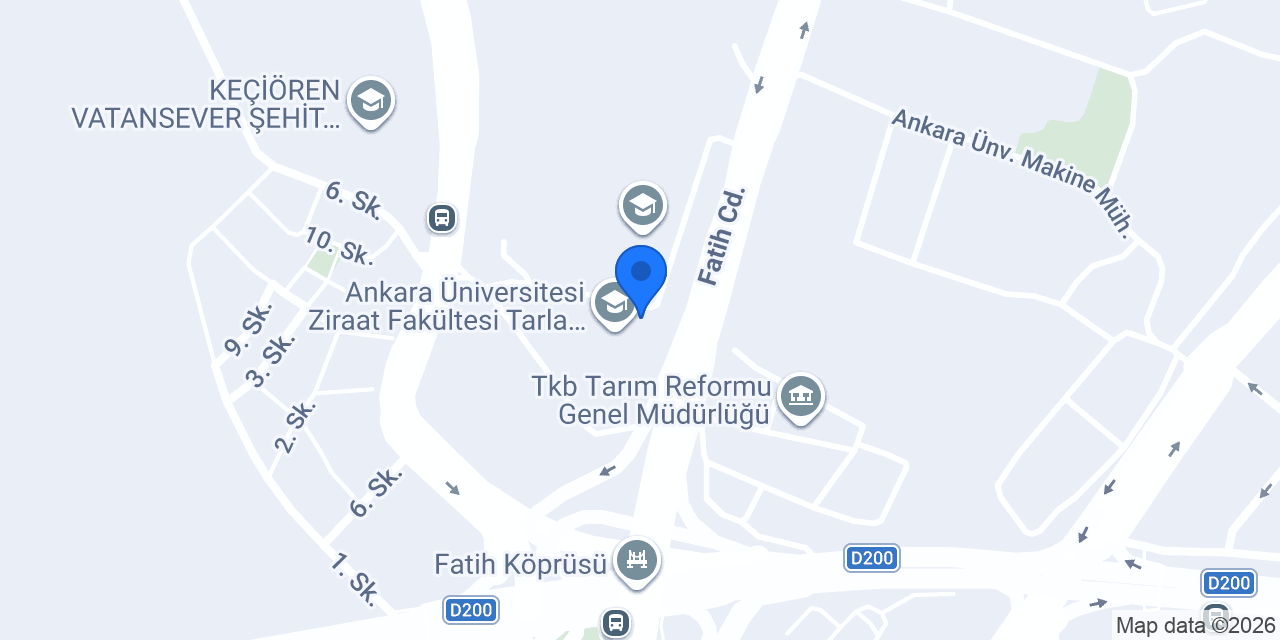 Ankara Üniversitesi Gümüşdere Yerleşkesi konumu
