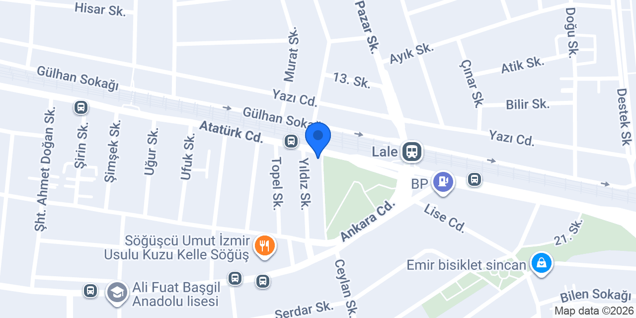 Baysal Pastanesi Unlu Mamüller konumu