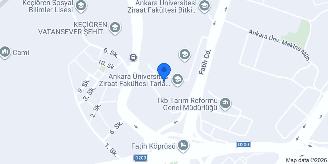 Gümüşdere Kafeterya konumu