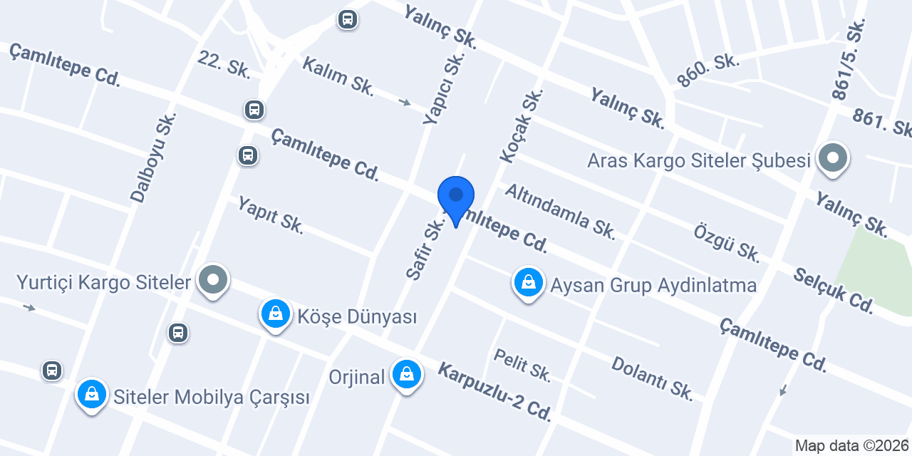 Mercan Hırdavat & Aksesuar konumu