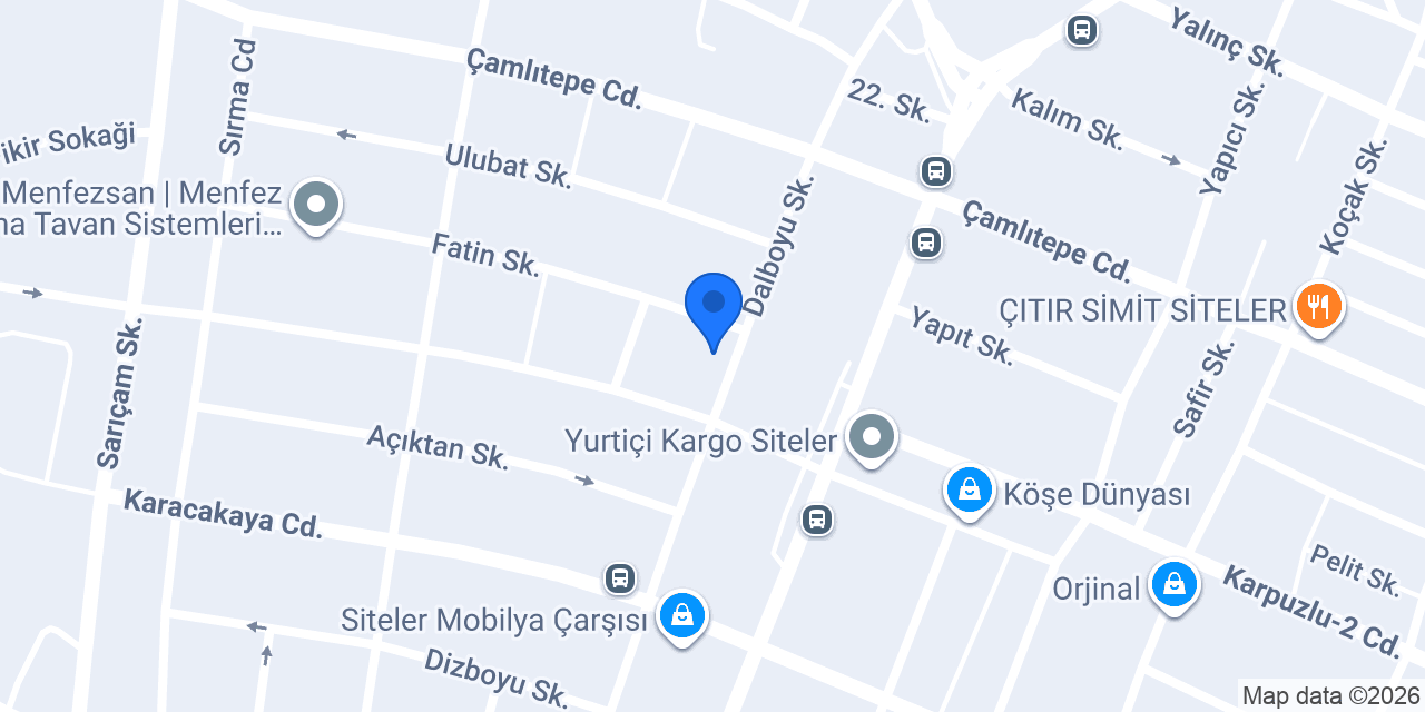 Stok Jant Lastik konumu