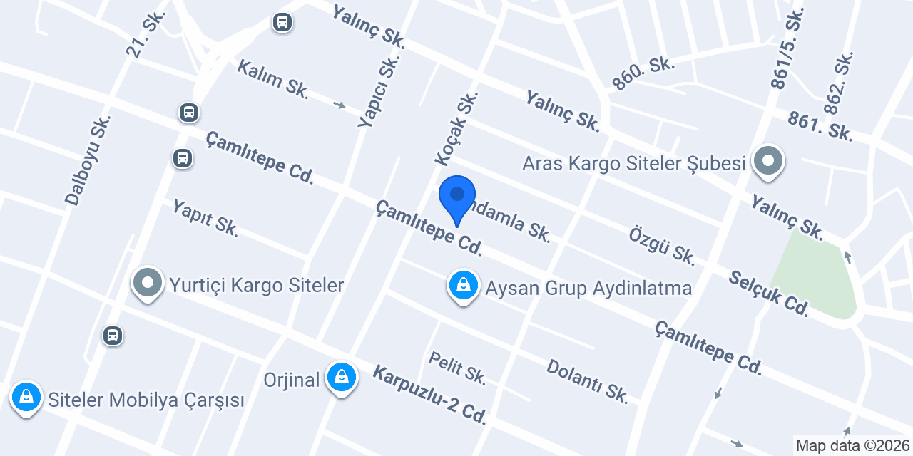 Esat Ticaret Sünger ve Döşeme Malzemeleri konumu