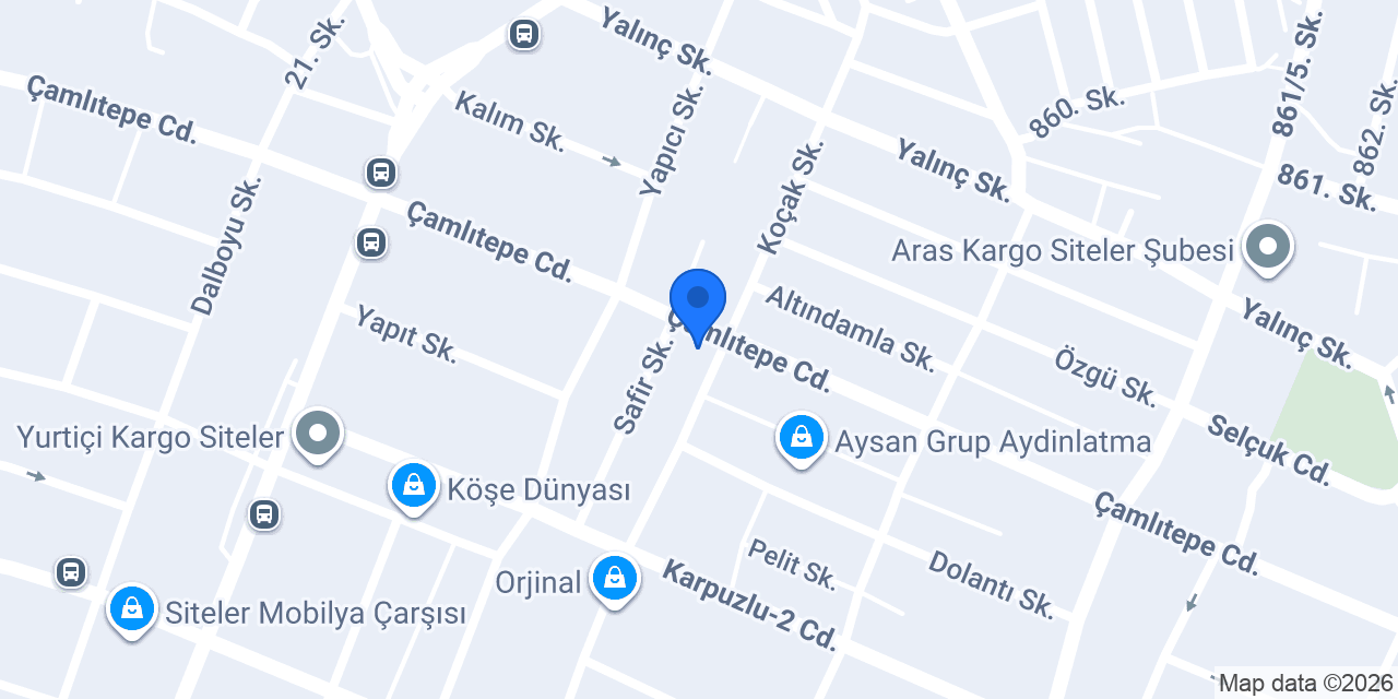 Yıldız Erkek Kuaförü konumu