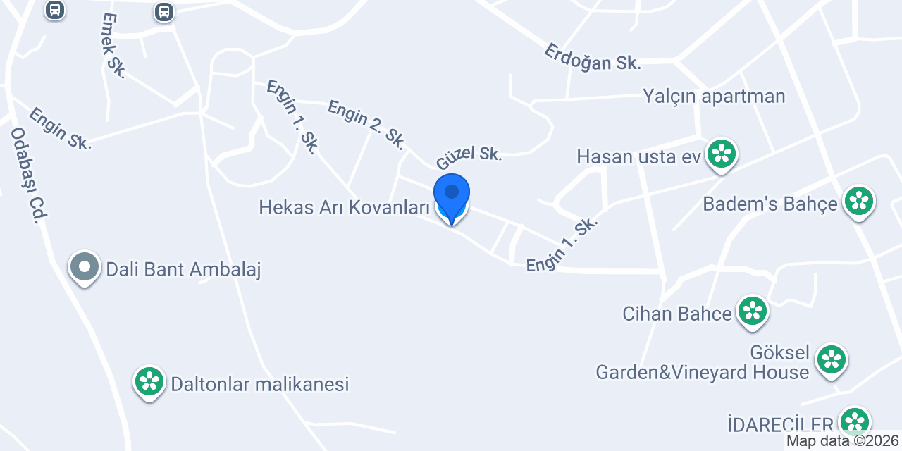 Hekas Arı Kovanları konumu