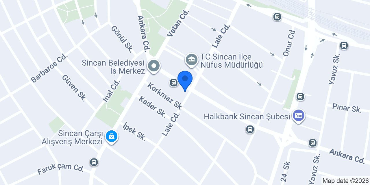 Tesbihane Sincan konumu