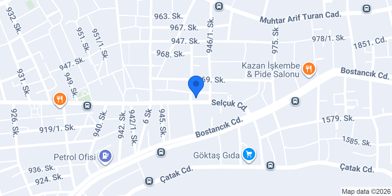 Recep usta oto lastik. konumu