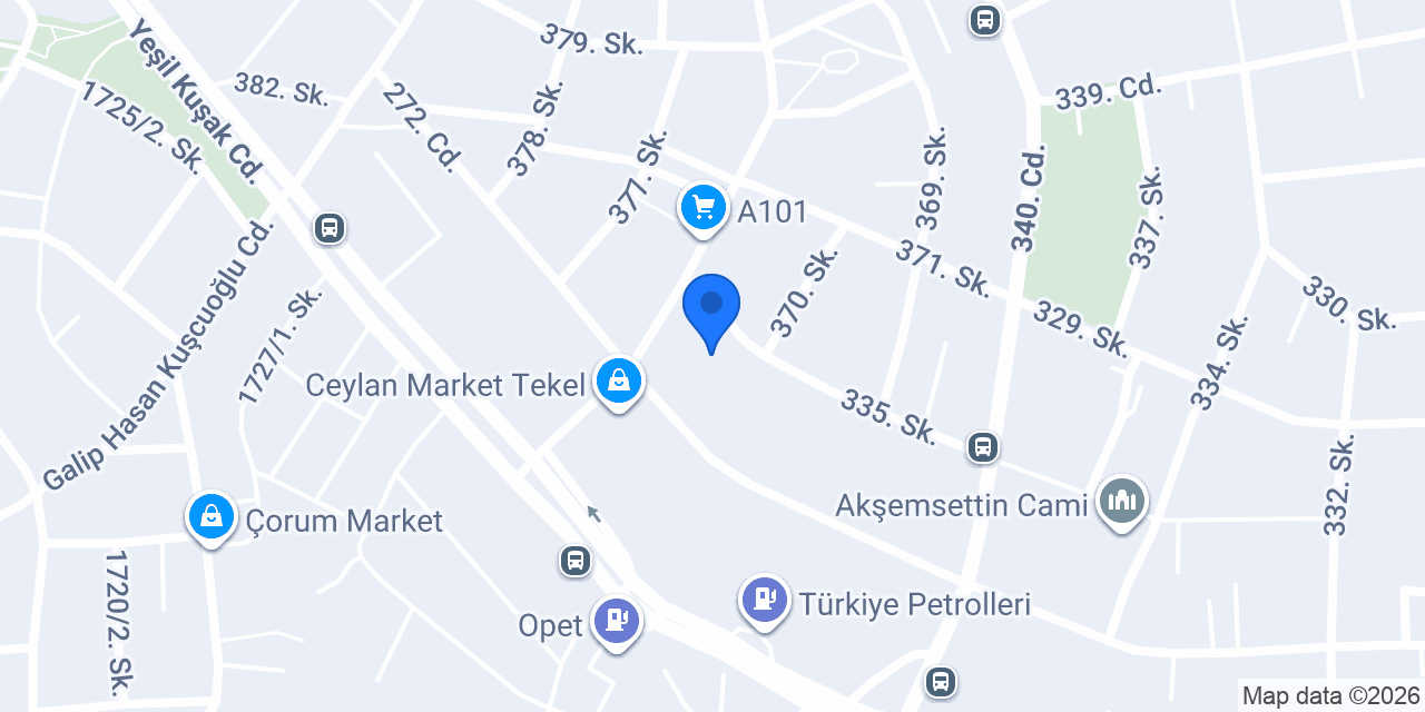 Özer Dekorasyon konumu