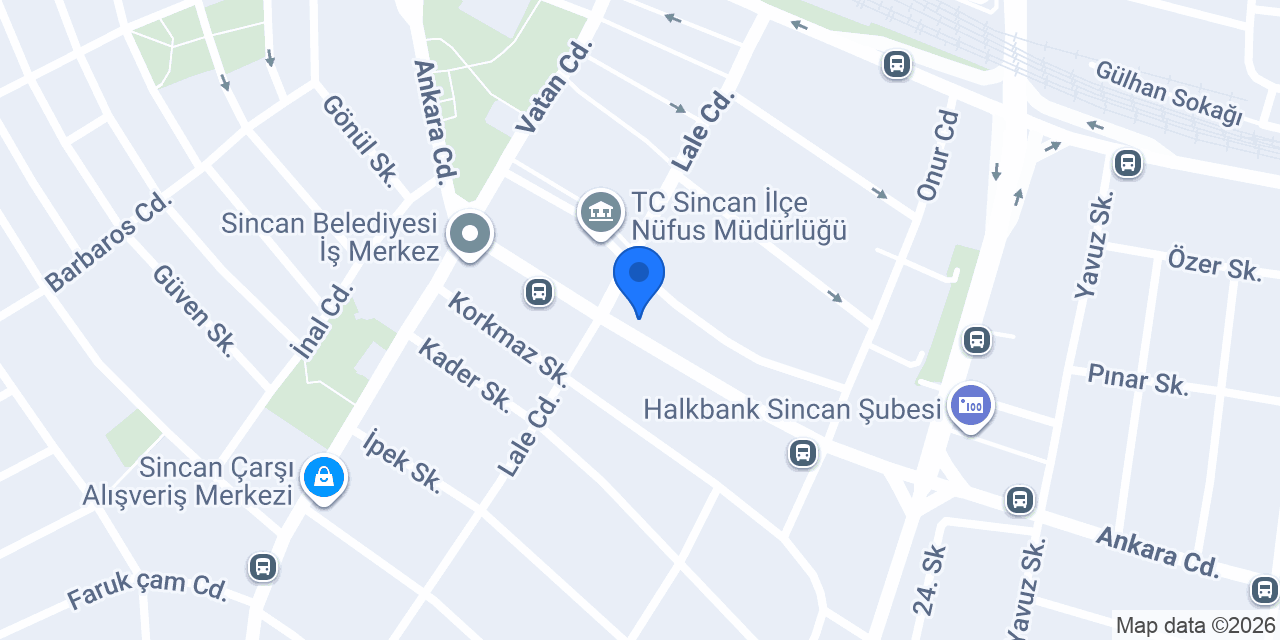 Derecebir Eğitim Kurumları konumu