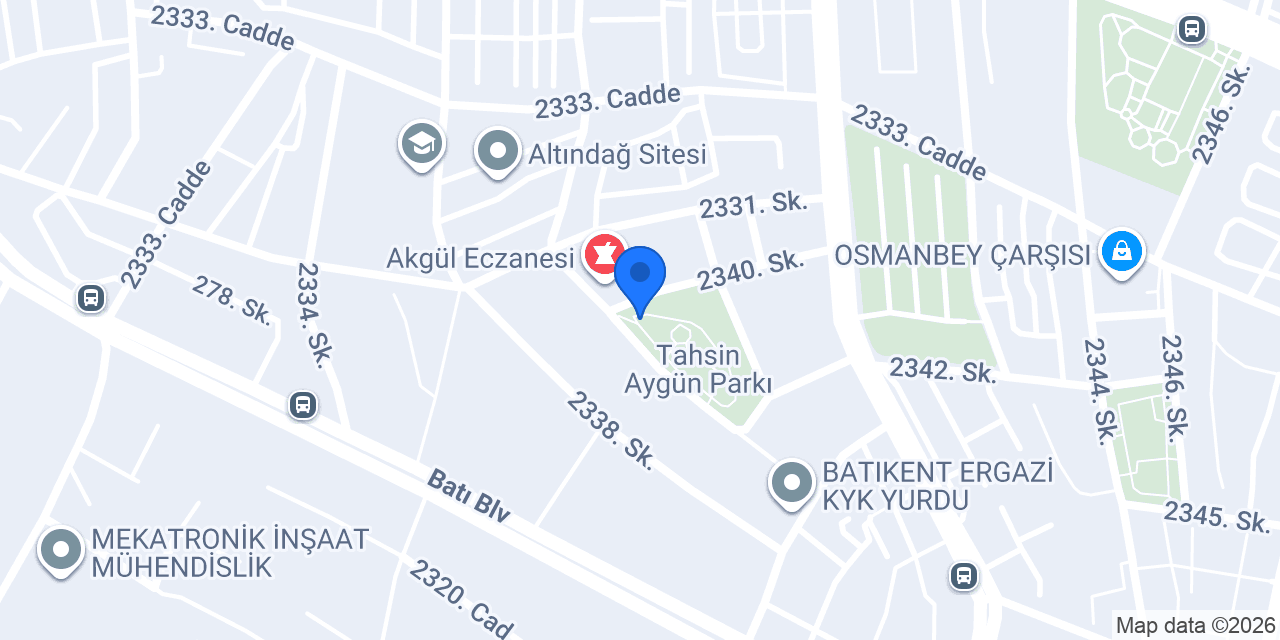 BATI SİTESİ AİLE SAĞLIĞI MERKEZİ konumu