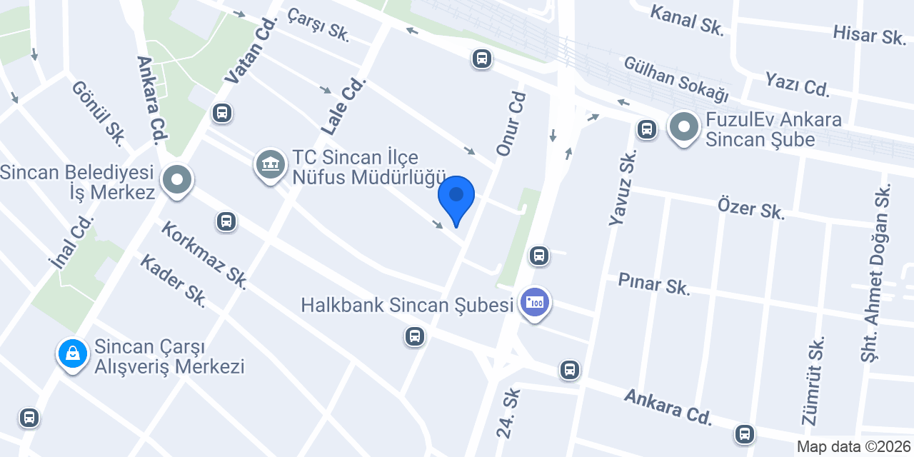 Sincan İlçe Müftülüğü konumu
