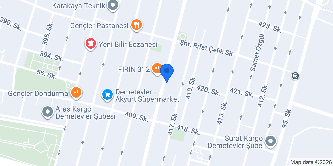 Şeker döner konumu
