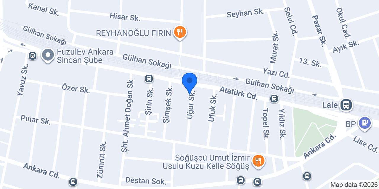 Gümüşay Sürücü Kursu konumu