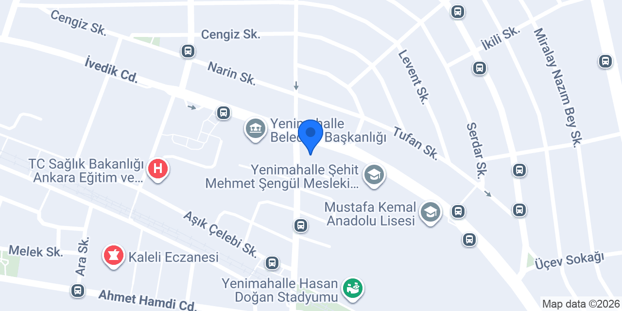Özden Taksi konumu