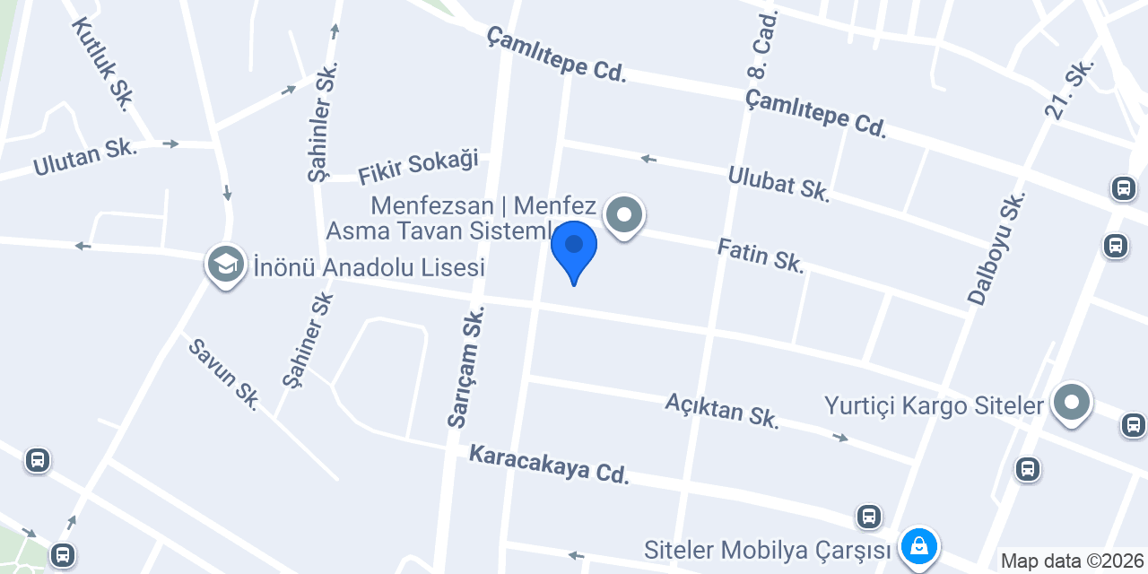 Eliz Cam Sistemleri konumu