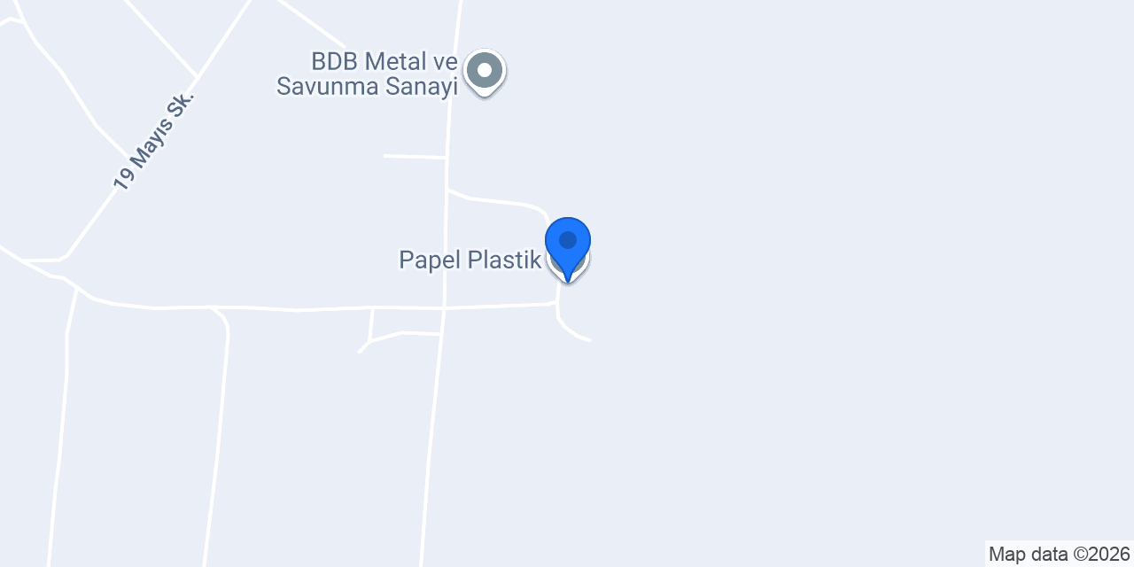 Papel Plastik konumu
