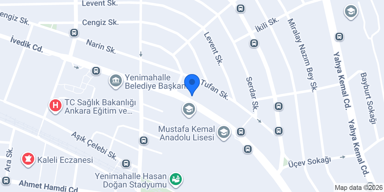 İŞLER KİTABEVİ İVEDİK ŞUBE konumu