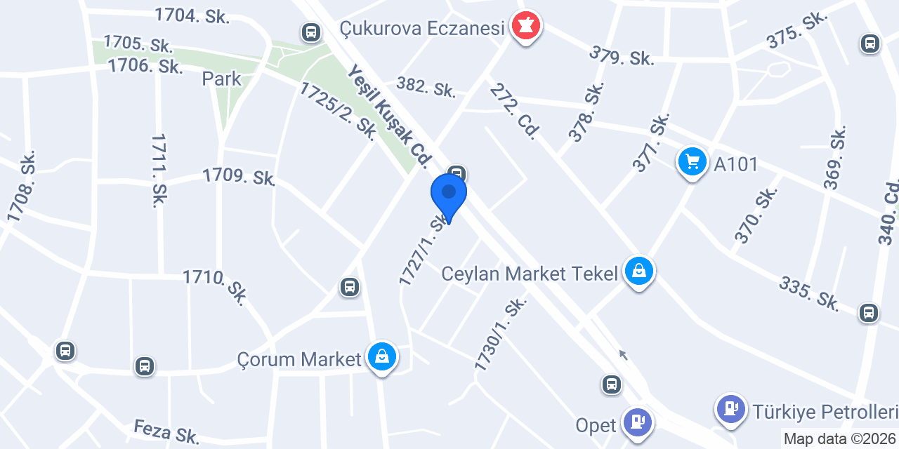 YÜCELDİLER OTOMOTİV konumu