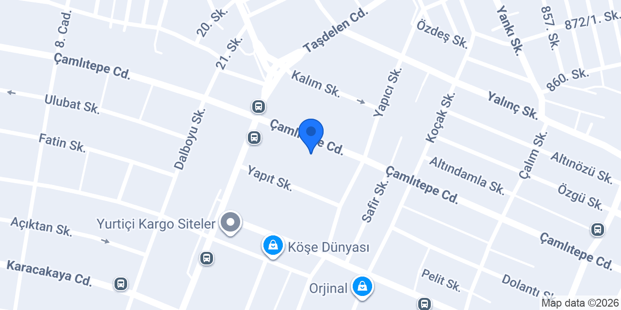 NOYA Mobilya Proje San. Tic. Ltd. Şti. konumu