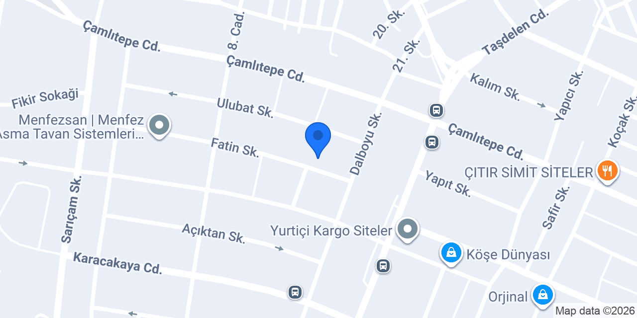 Güner Metal Yapi konumu