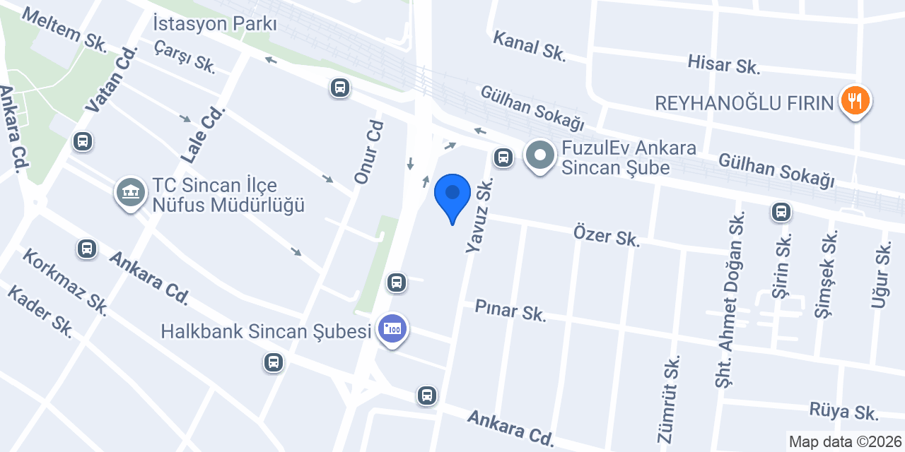 Koç Diyaliz Merkezi - Sincan konumu
