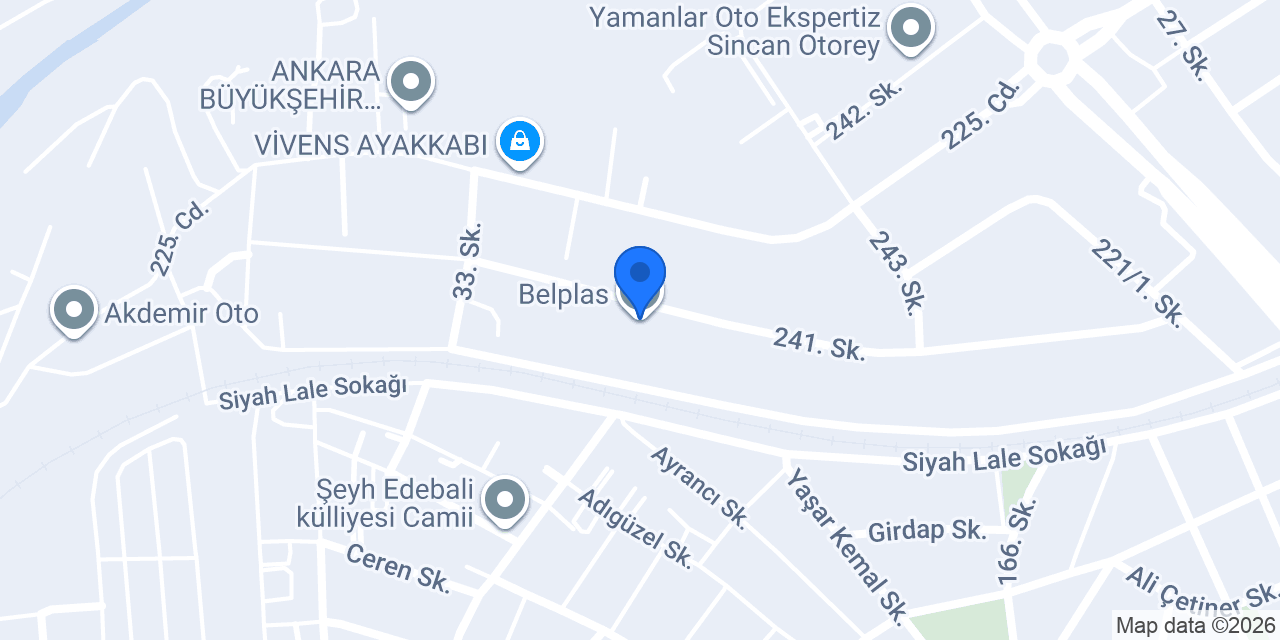 Belplas konumu