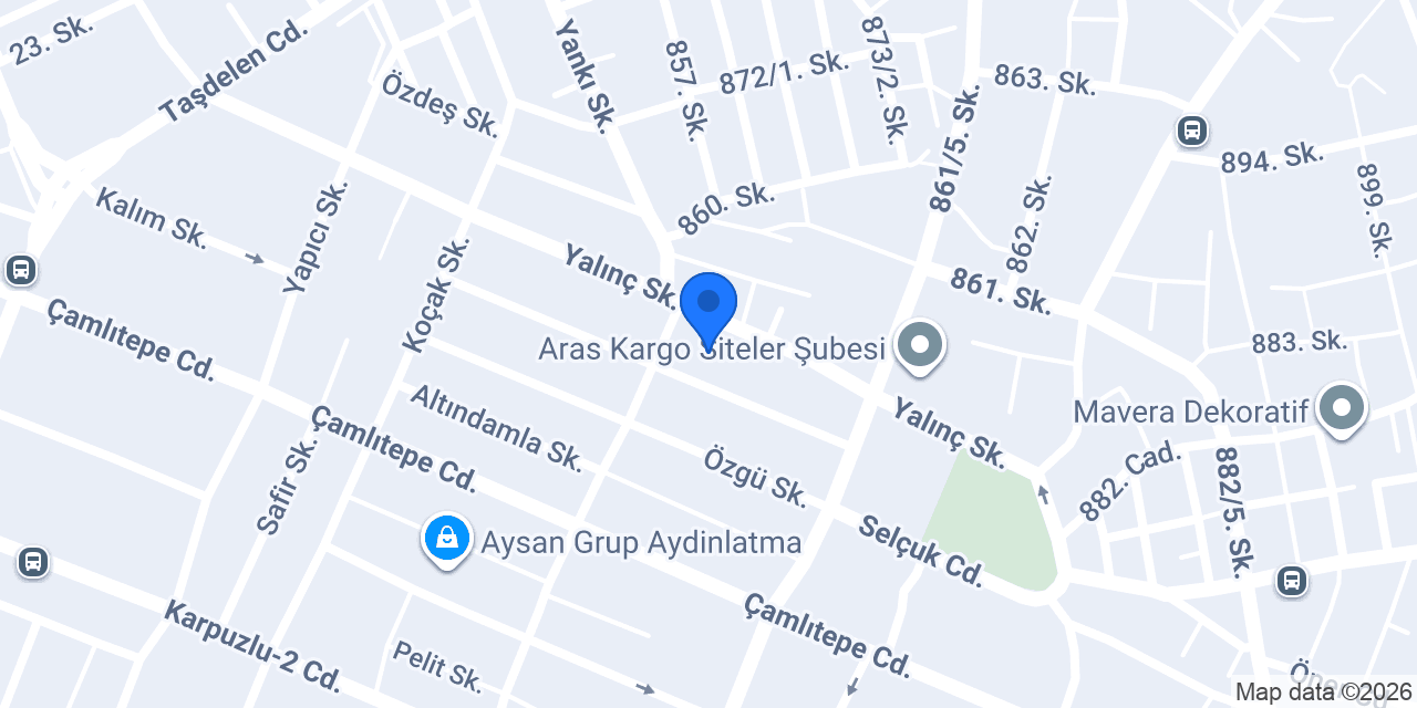 Buğra CNC Mobilya Tasarım İmalat konumu