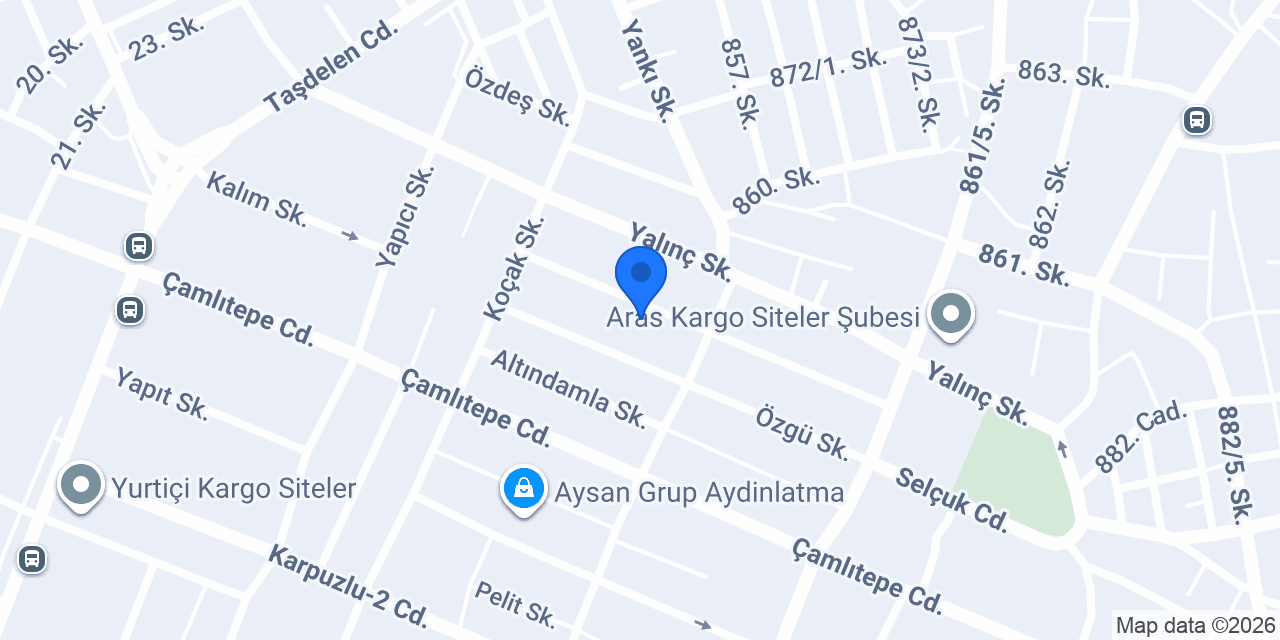 Keskin Cam konumu