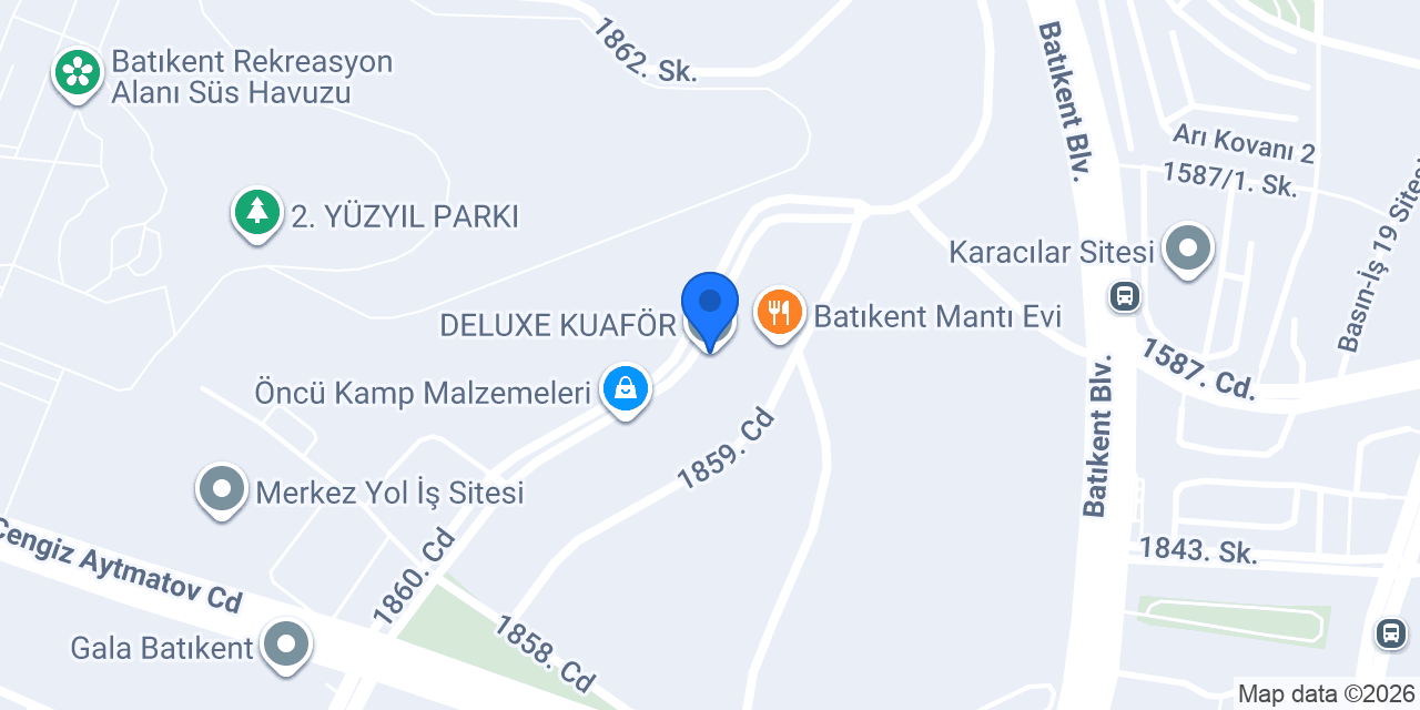 DELUXE KUAFÖR konumu