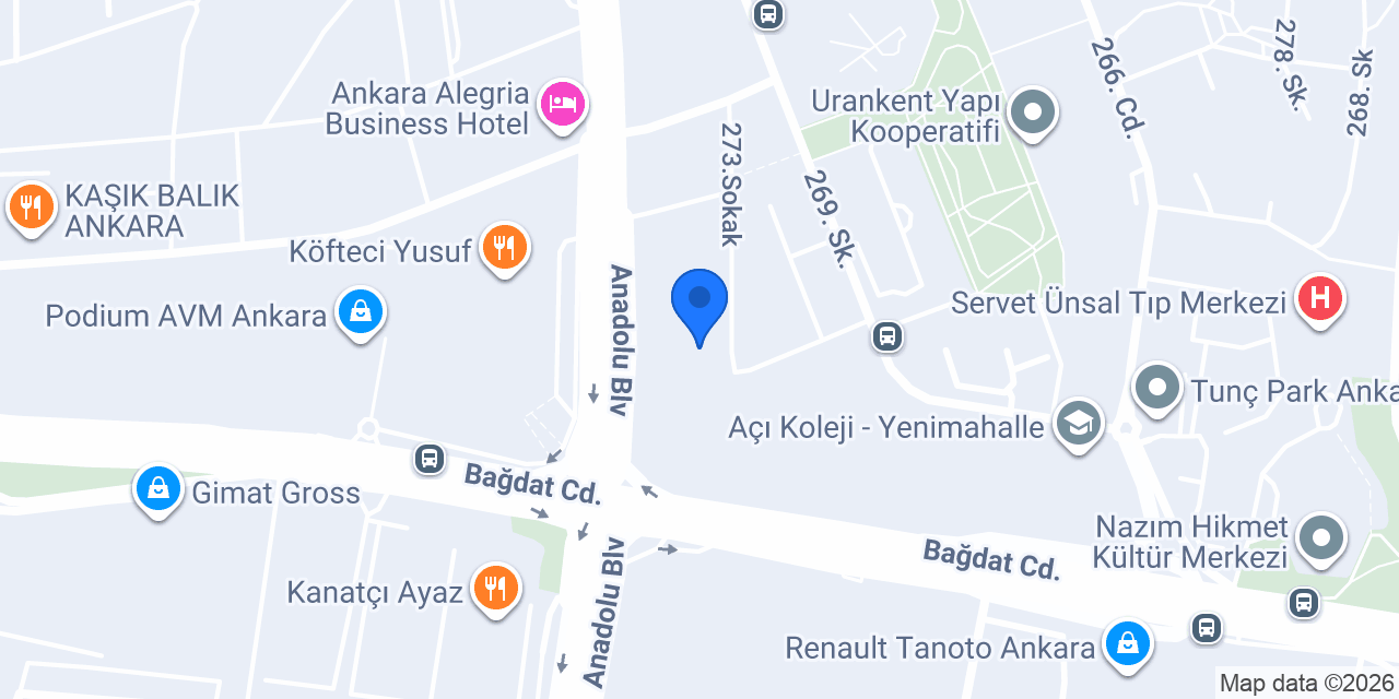 TriMedi konumu