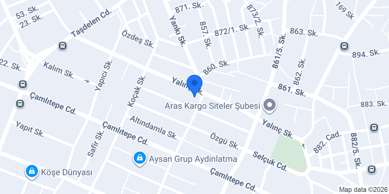 Özgü Dönercisi Siteler konumu
