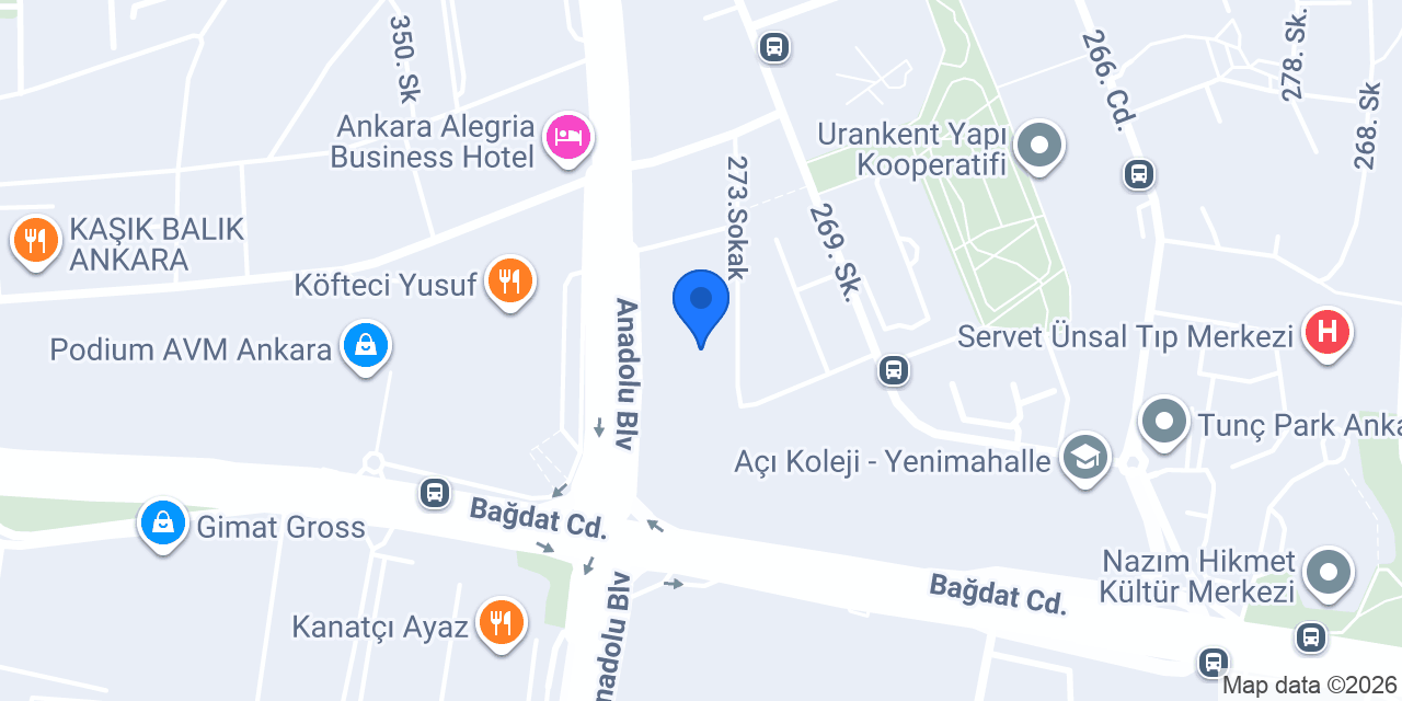 FUFF Fitness EMS ve EMA Stüdyo | Yenimahalle konumu