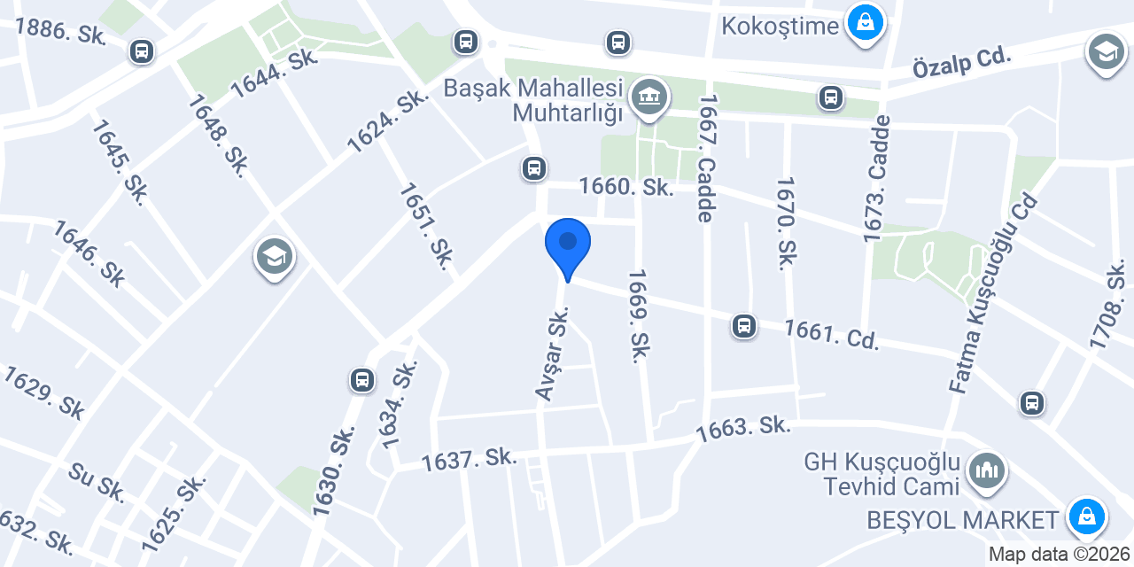 Koç oto lastik konumu