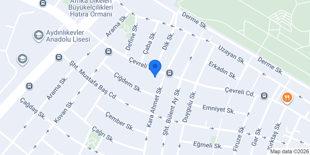 Coffee De Madrid Aydınlıkevler konumu