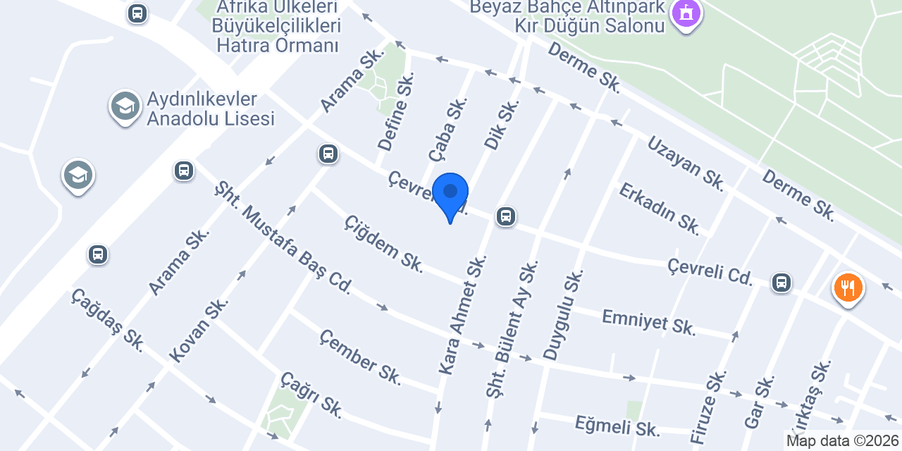 Aydınlık Hukuk Bürosu konumu