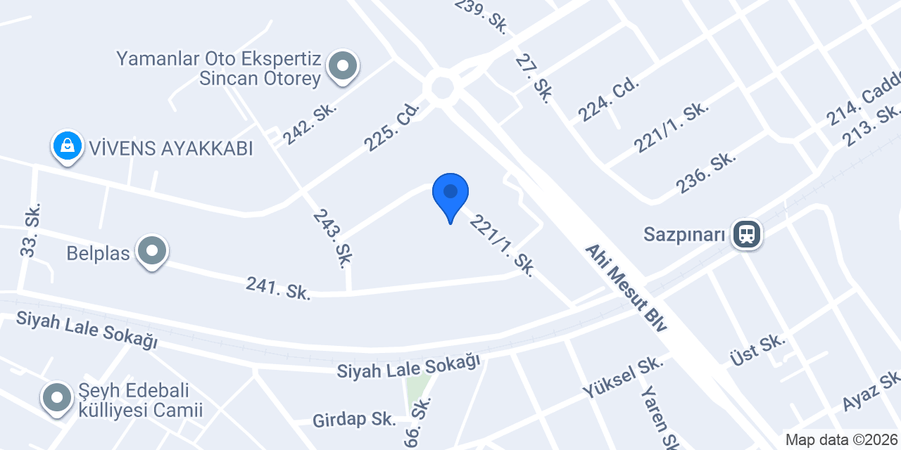 Uçar Mobilya Fabrikası konumu