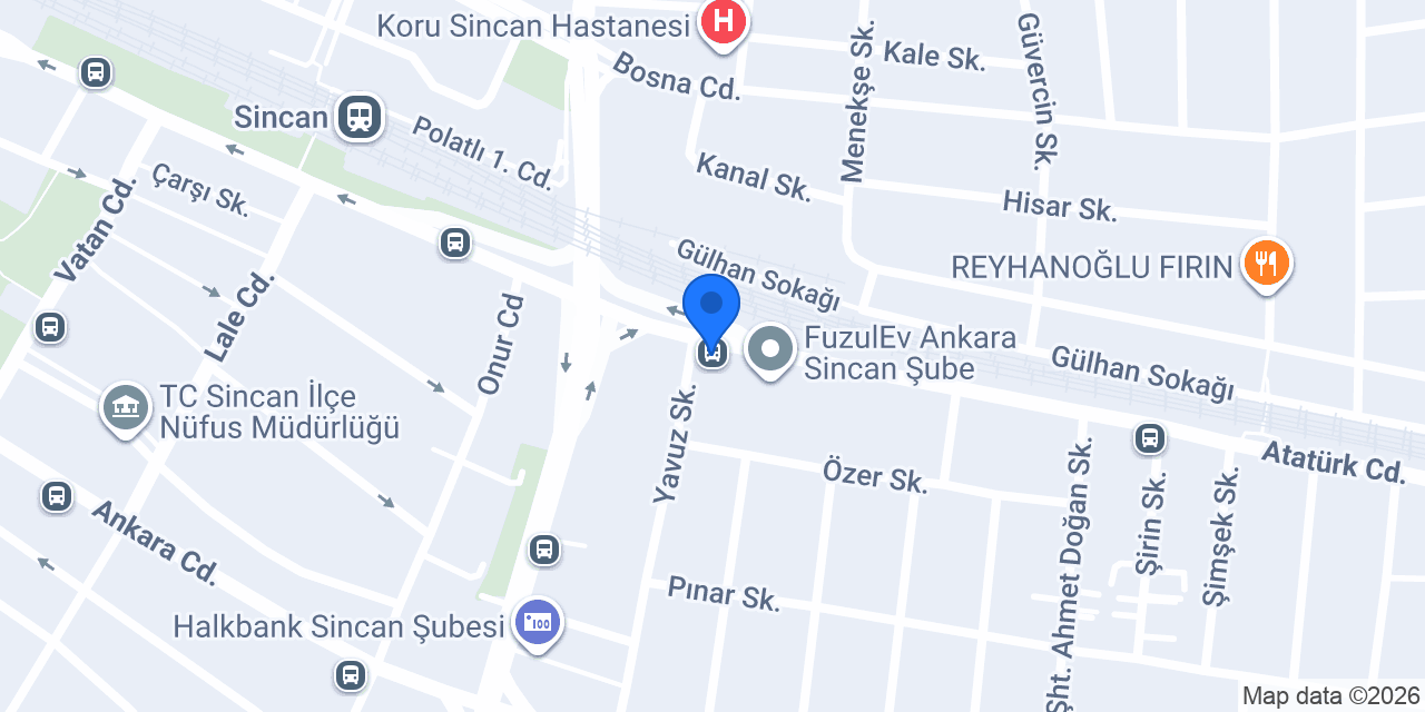 Cepbox Sincan konumu