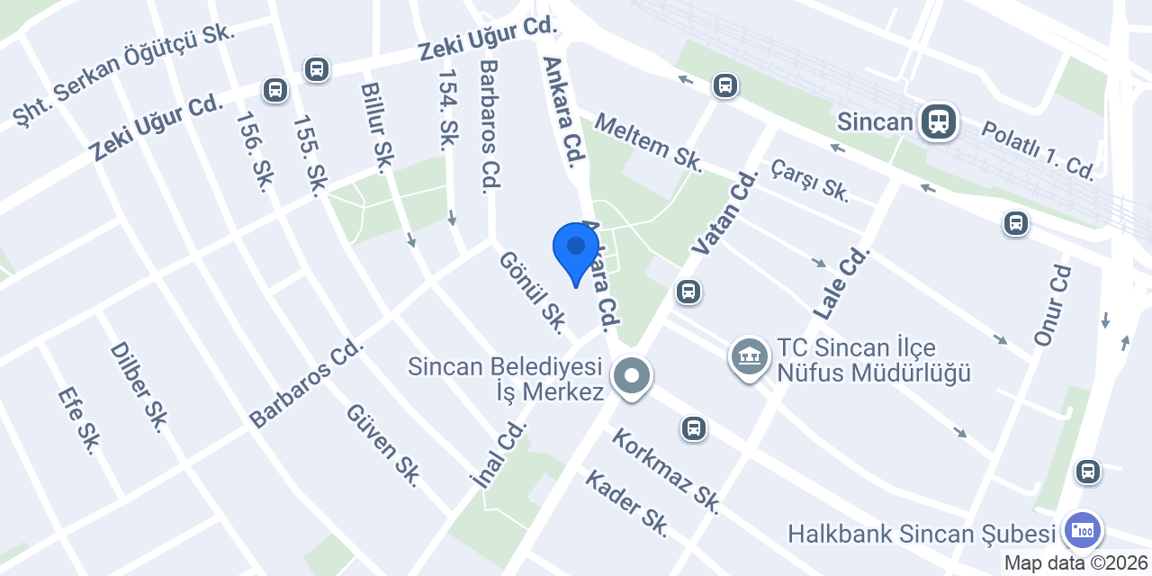 Sincan Meydan Eczanesi konumu