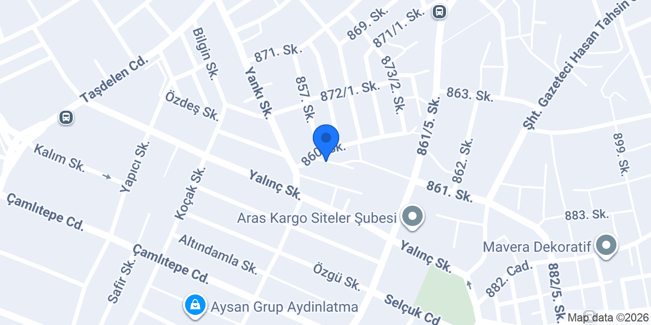 M.TÜRK STATİK TOZ BOYA konumu