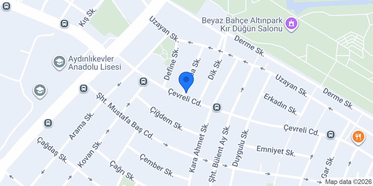 Orkide Çiçekçilik konumu