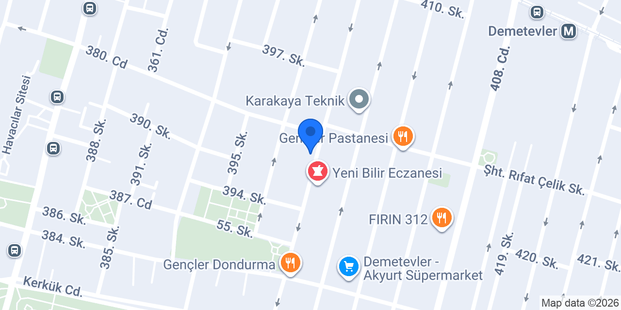 Pektaş Eczanesi konumu