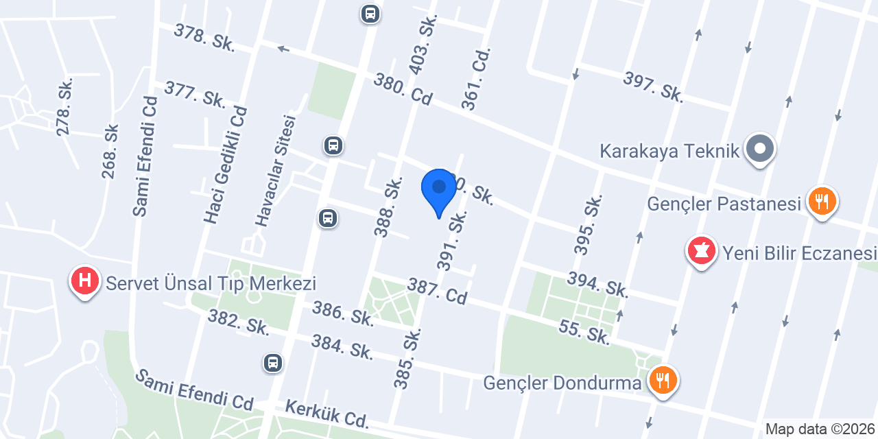 Auto Bilişim konumu
